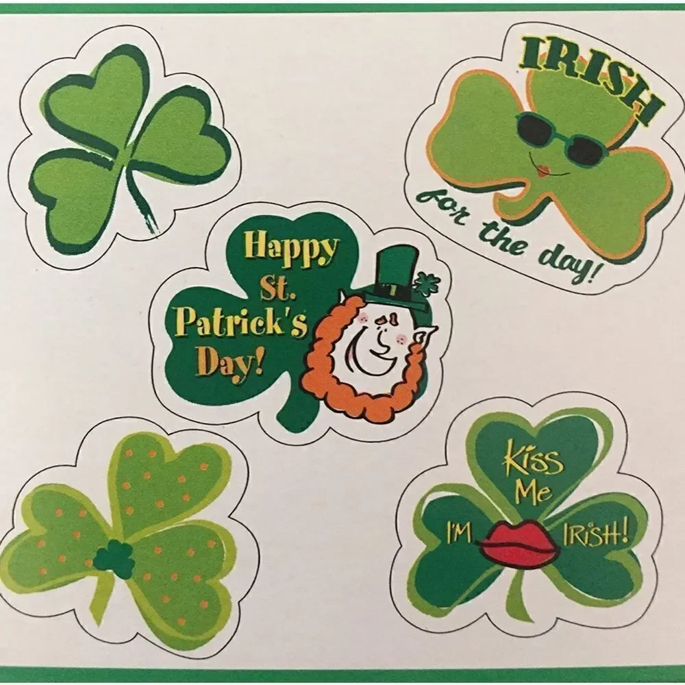 🍀Shamrock Cut Out IRISH Sayings